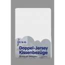 Doppel-Jersey-Kissenbezug 100 % Baumwolle Gr. 42 x 72 cm...