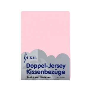 Doppel-Jersey-Kissenbezug 100 % Baumwolle Gr. 42 x 72 cm 602 rosé