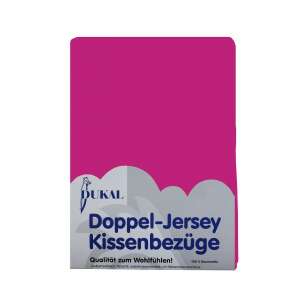 Doppel-Jersey-Kissenbezug 100 % Baumwolle Gr. 42 x 72 cm 615 fuchsia