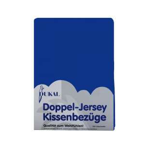 Doppel-Jersey-Kissenbezug 100 % Baumwolle Gr. 42 x 72 cm 616 royal