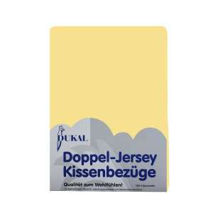 Doppel-Jersey-Kissenbezug 100 % Baumwolle Gr. 42 x 72 cm 617 gelb