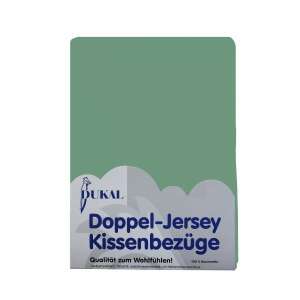 Doppel-Jersey-Kissenbezug 100 % Baumwolle Gr. 42 x 72 cm 634 jade