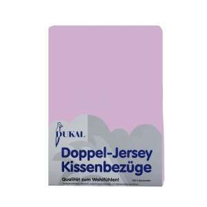 Doppel-Jersey-Kissenbezug 100 % Baumwolle Gr. 42 x 72 cm 655 flieder