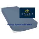 Jersey Spannbettlaken 090-100 x 200-220 cm 21 weiß