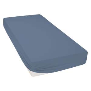 Jersey Spannbettlaken 090-100 x 200-220 cm 40 taubenblau