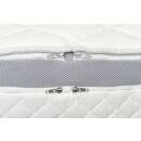 AquaMed AIR® Equinox Classic Silver Doppelbett 180 190 Deckelplatte einteilig festelastisch 2 einzelne Matratzen